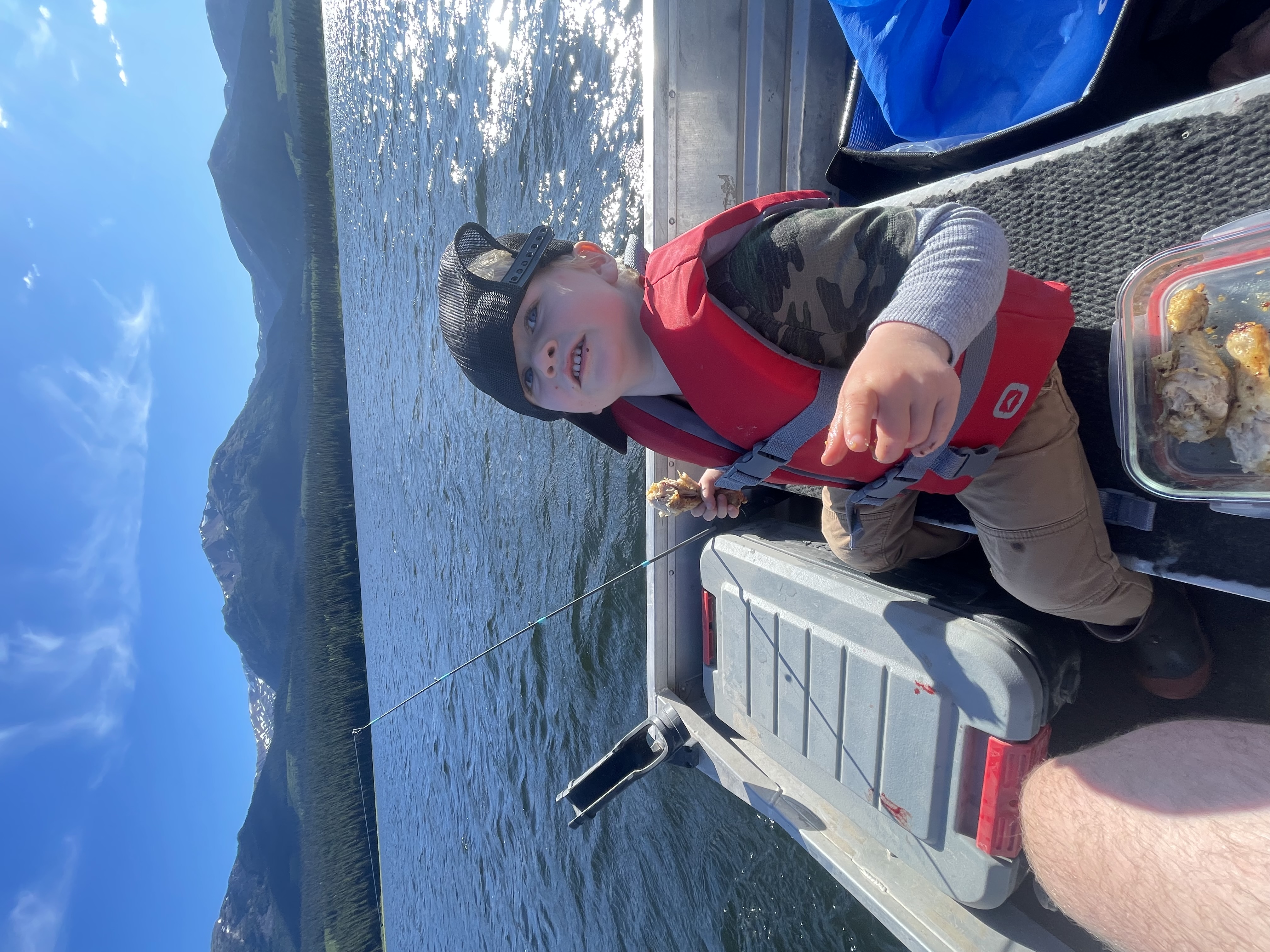 Dennis Lake Boat Fishing with Harry